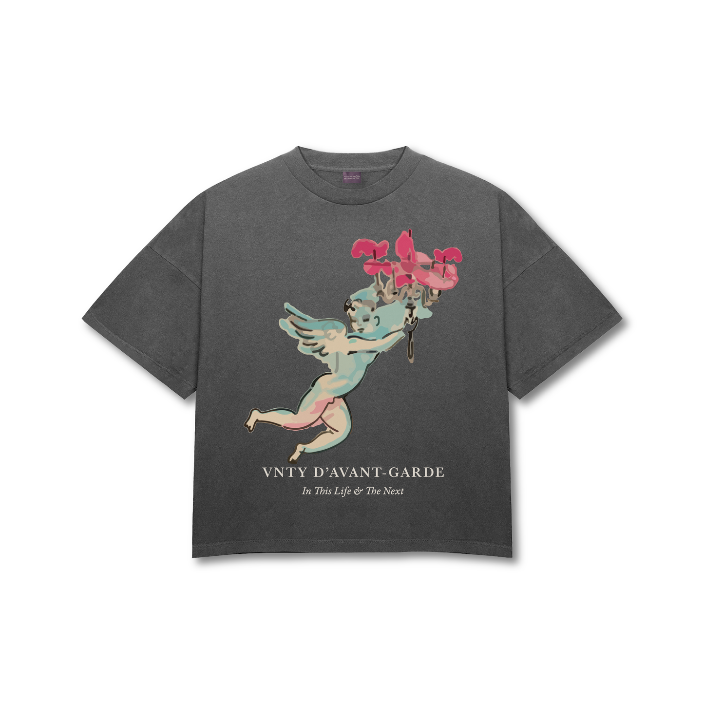 Guardian Angel Tee (Washed Black)