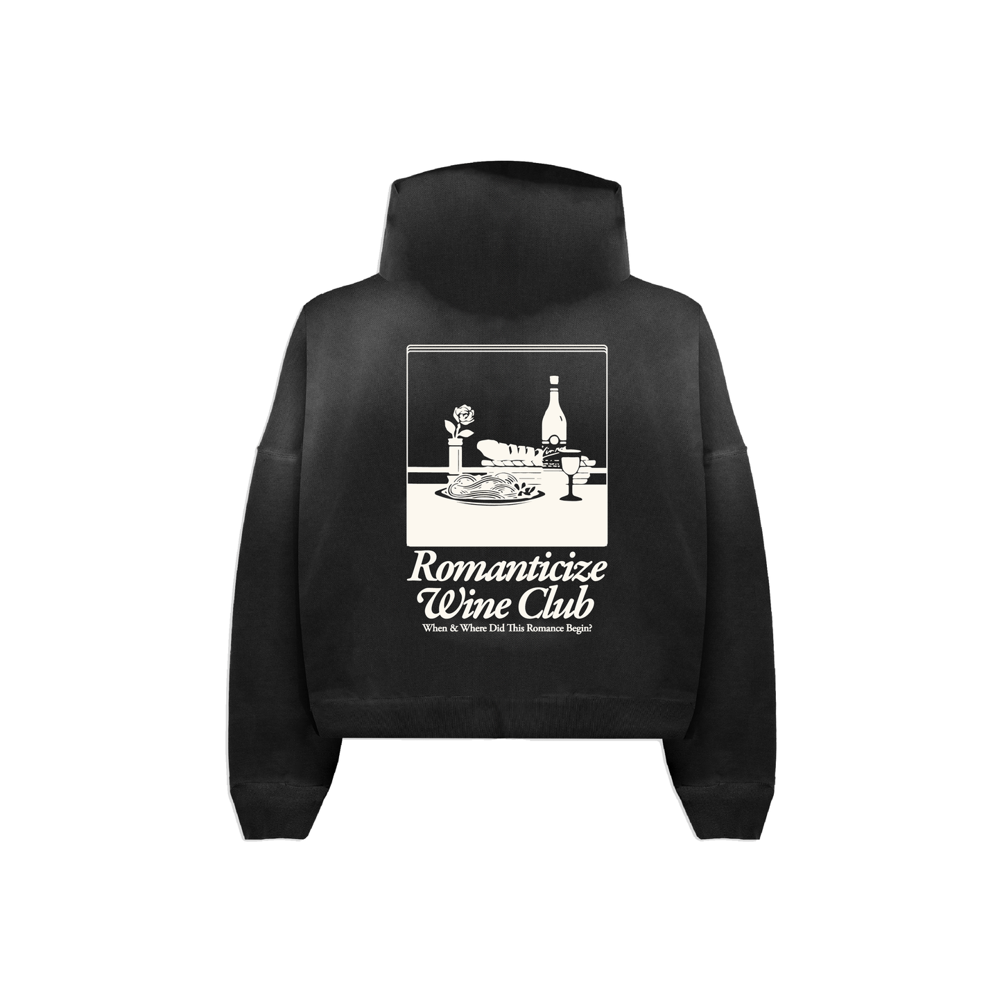 Date Night Hoodie (Washed Black)