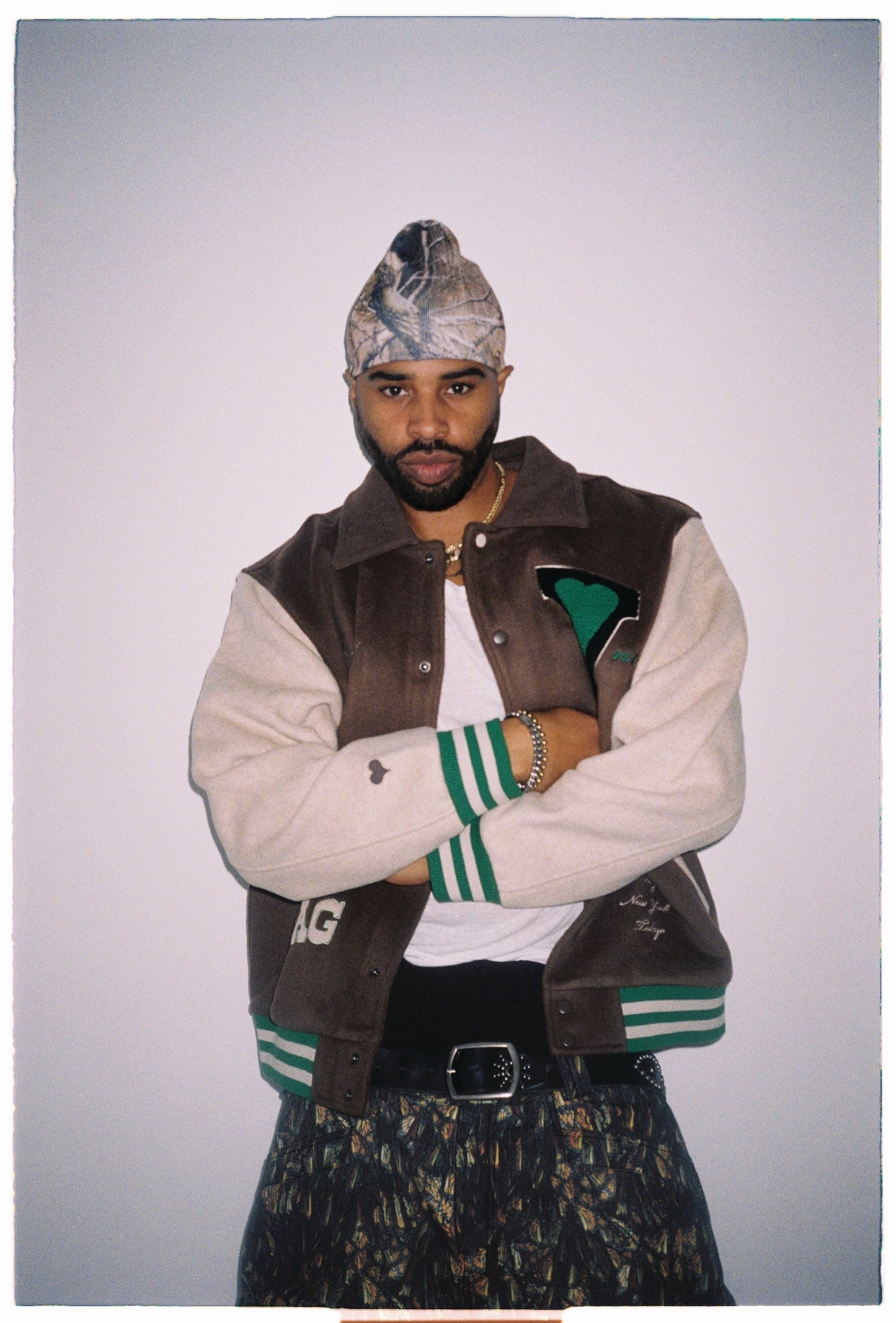 V Heart Letterman Jacket