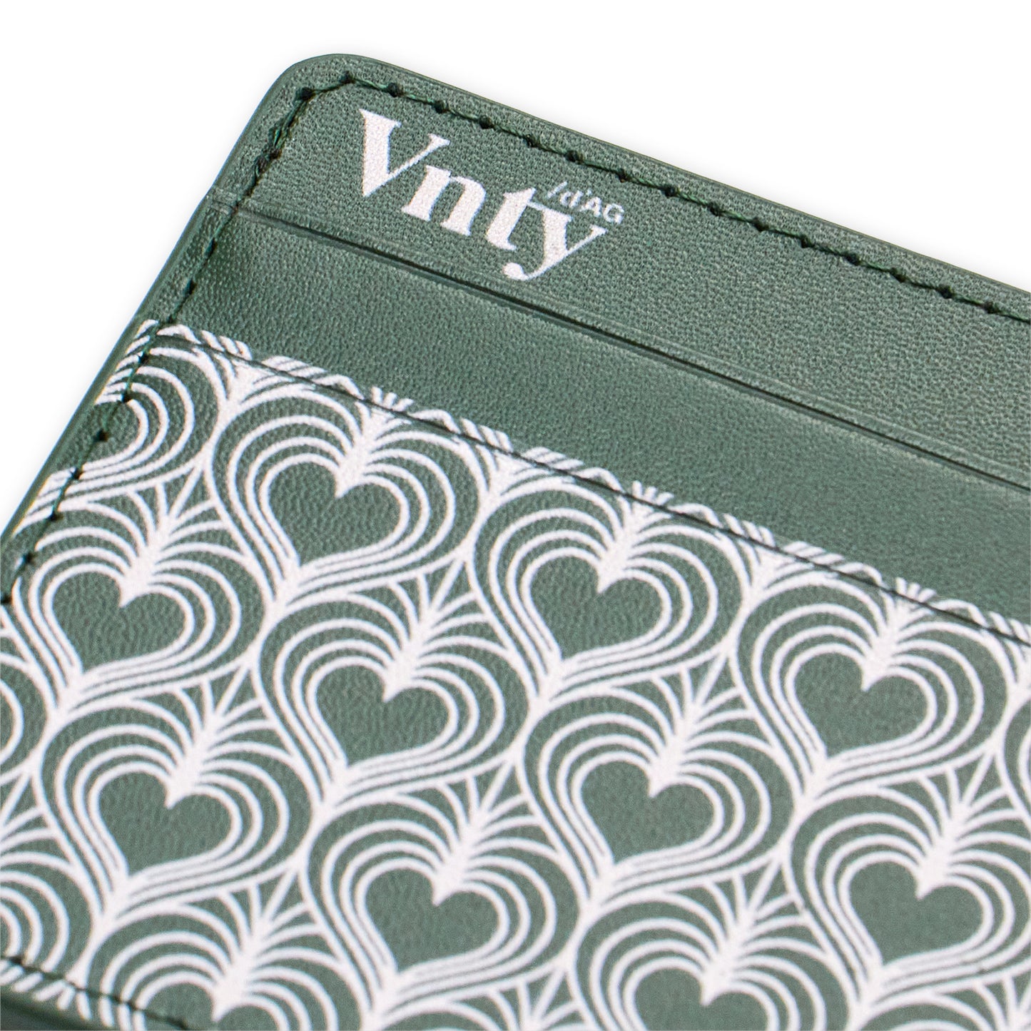 Vnty Leather Card Wallet (Emeraude Green)