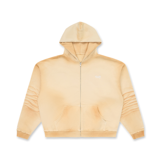 Florista Wash Zip Hoodie (Ivory)