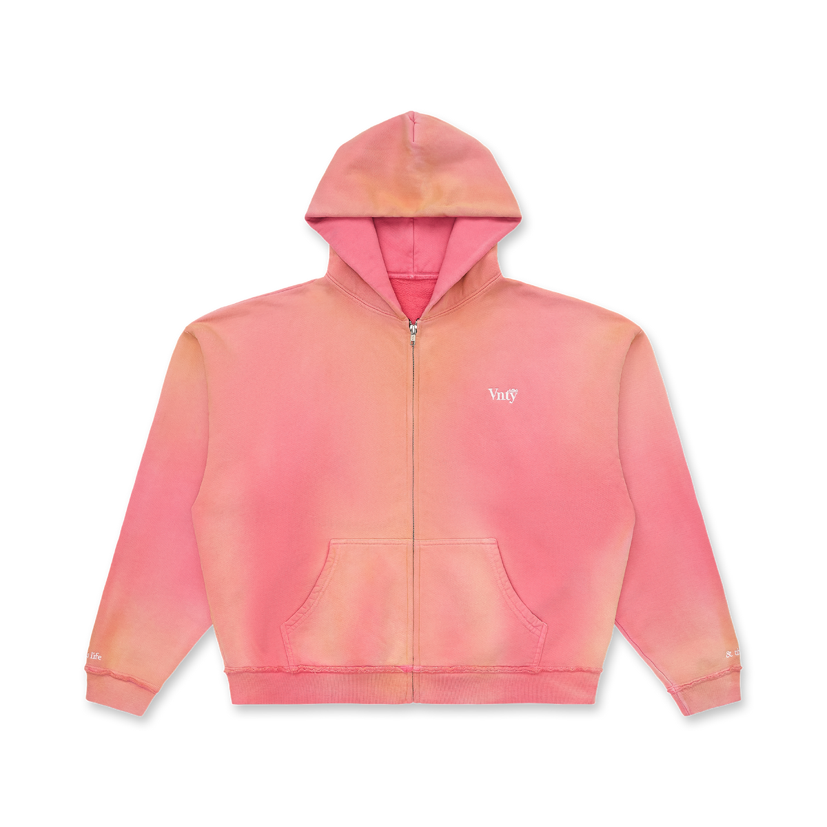 Florista Wash Zip Hoodie (Rosa)