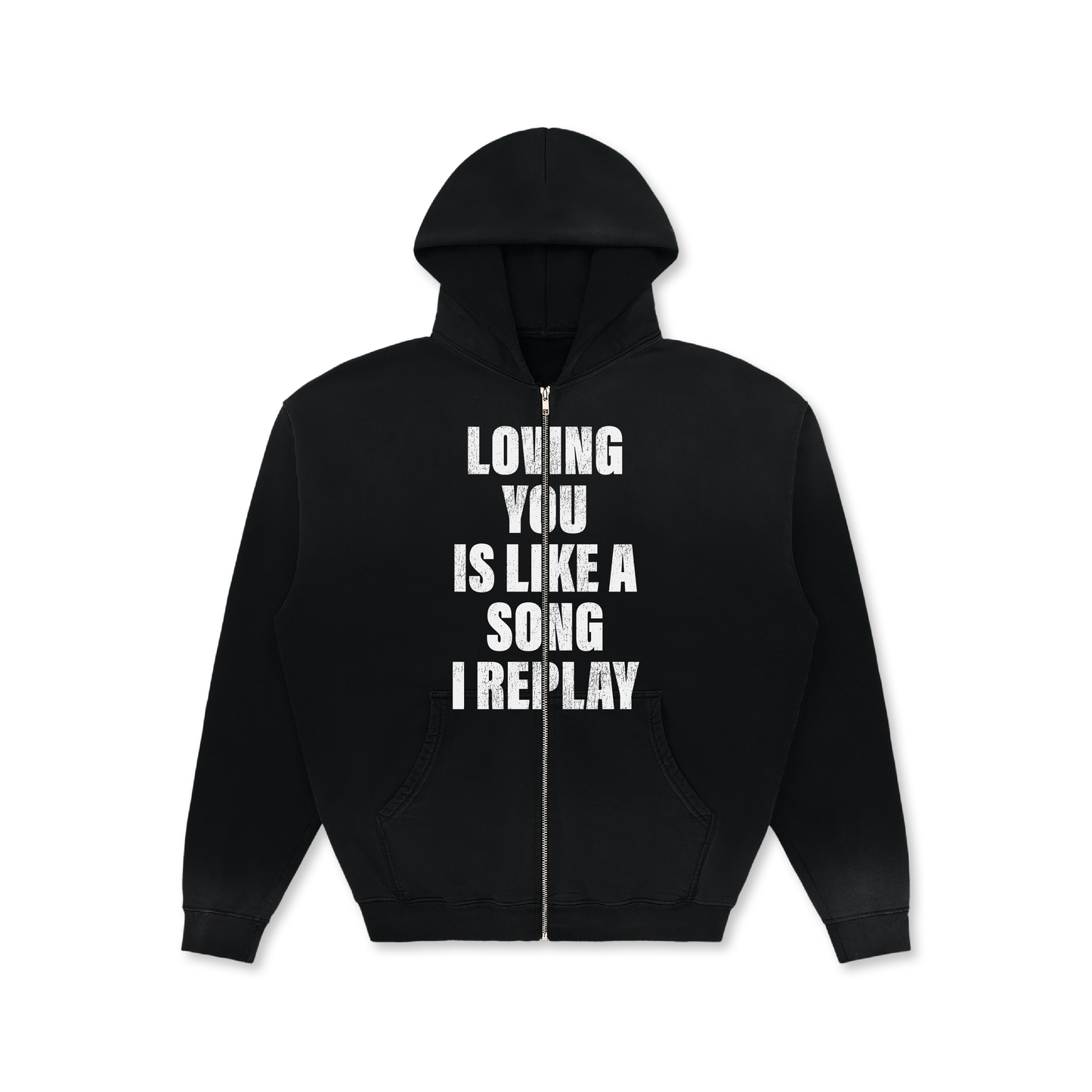 Replay Zip Hoodie (Black)