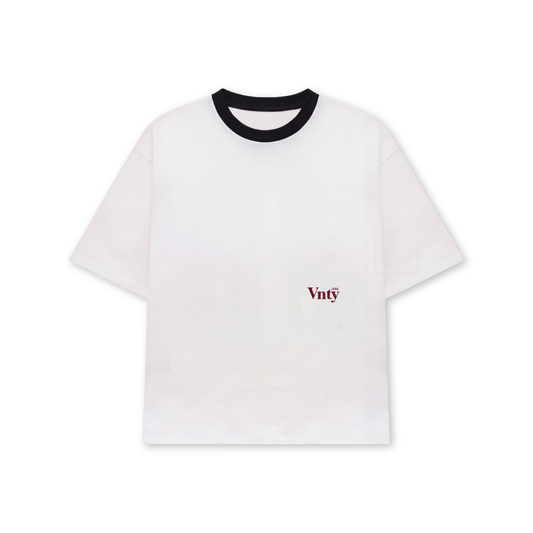 Classico Ringer Tee (White/Black)