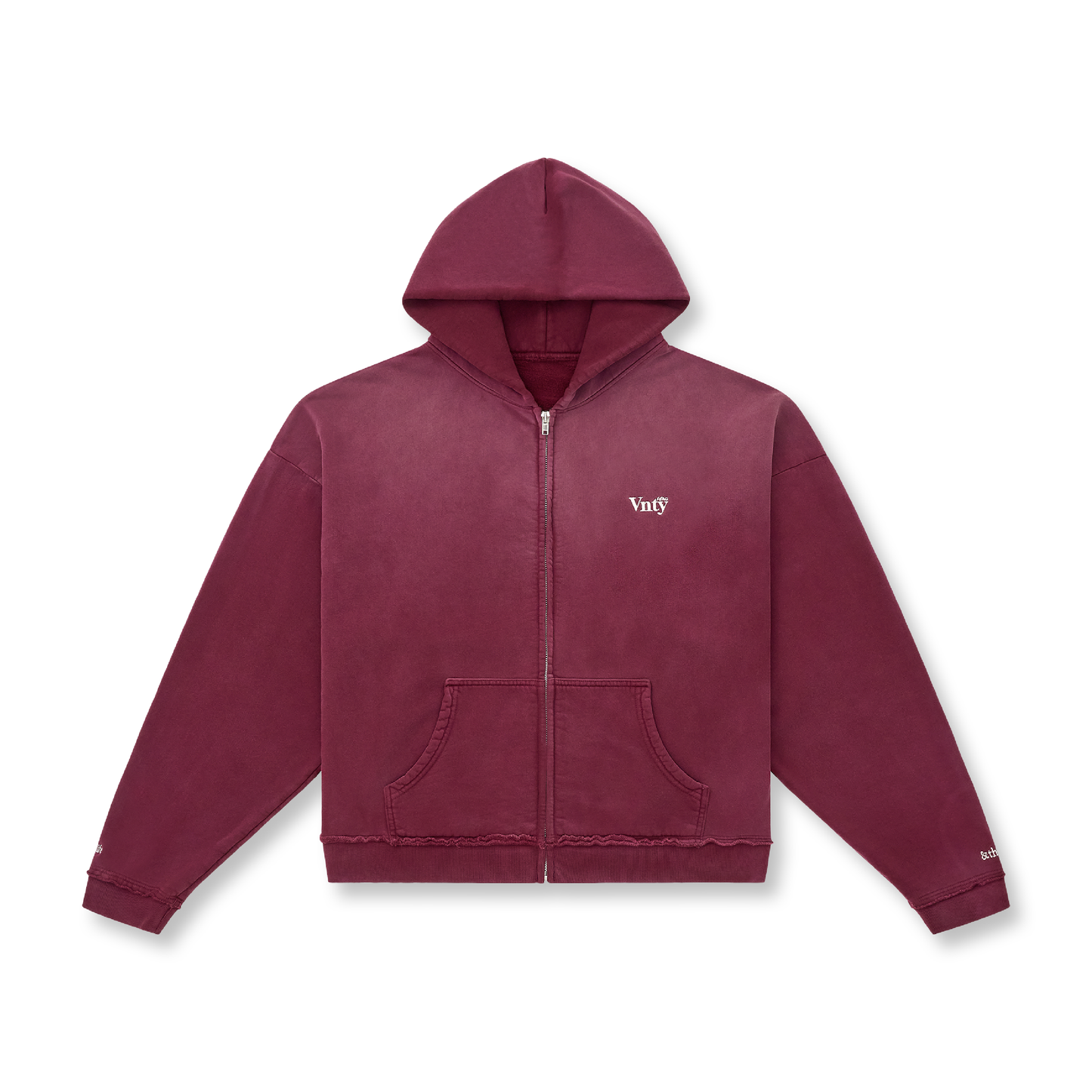 In This Life & The Next Zip Hoodie (Washed Red)