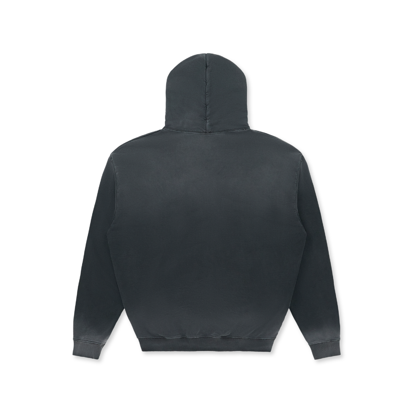 Logo Washed Zip Hoodie (Washed Black)