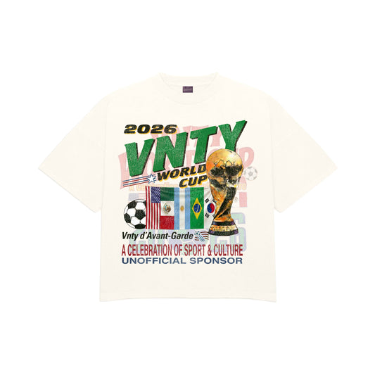 Doube Print World Cup Tee (Bone)